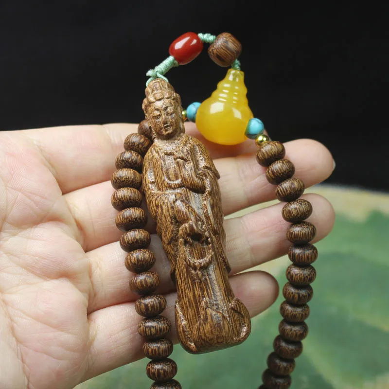 Оптовая продажа браслет-подвеска Eaglewood Avalokitesvara 108 с аксессуарами кулон