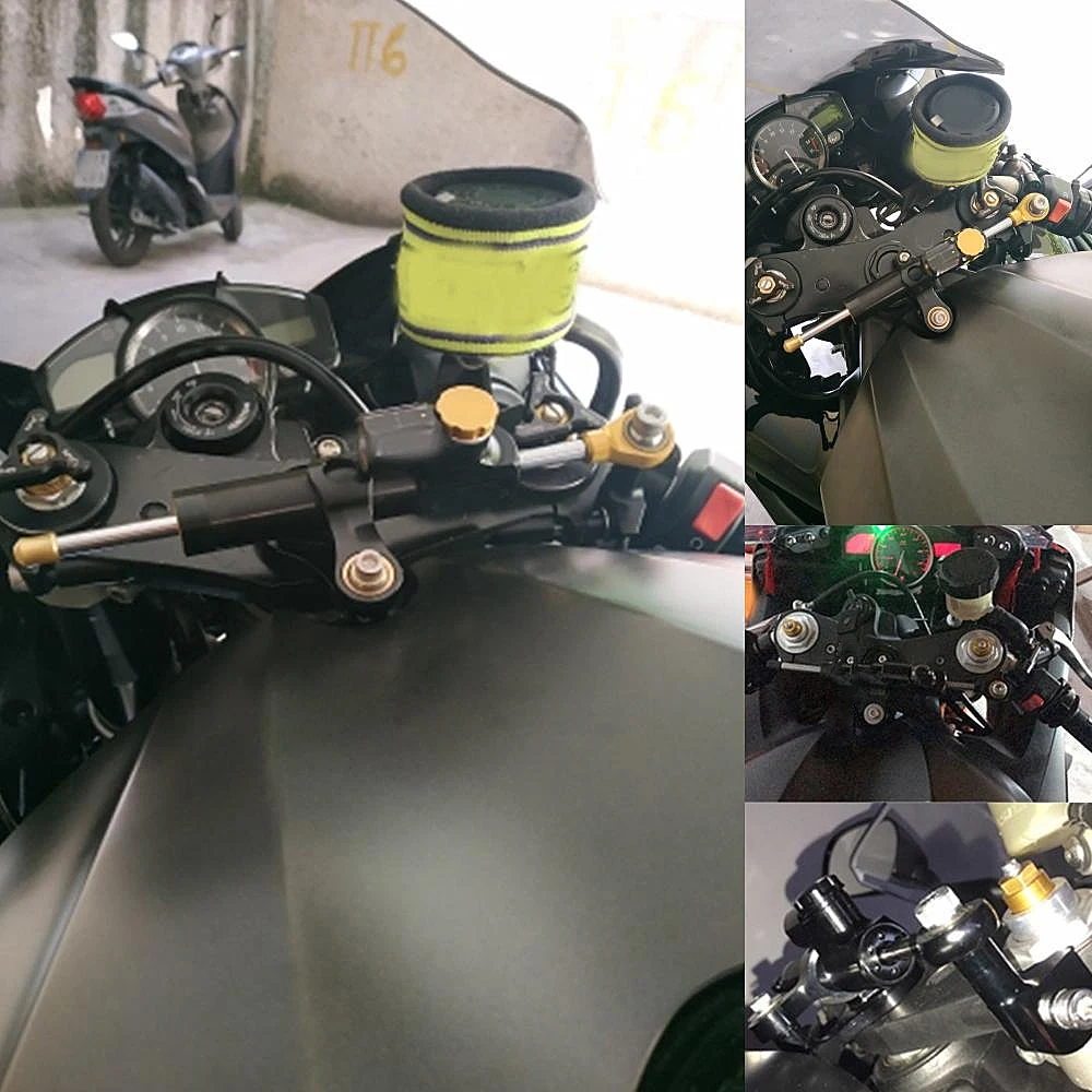 Универсальный Регулируемый стабилизатор рулевого демпфера для мотоцикла Yamaha MT10