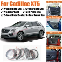 brand new car door seal kit soundproof rubber weather draft seal strip wind noise reduction fit for cadillac xt5