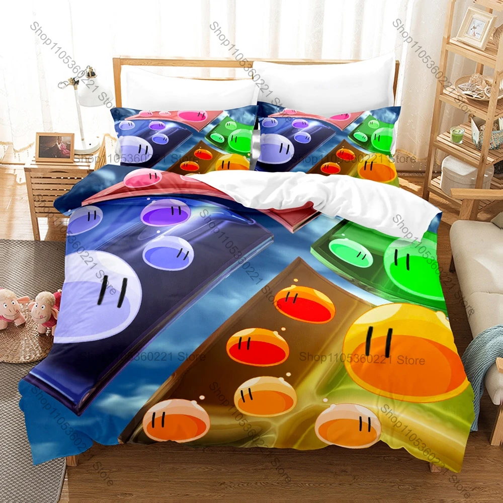 Фото Комплект постельного белья Nagisa Tomoya Cute Dango Family с принтом вишневого цвета и школьной тематикой, 3 предмета: пододеяльник + 2 наволочки, для фанатов аниме №2