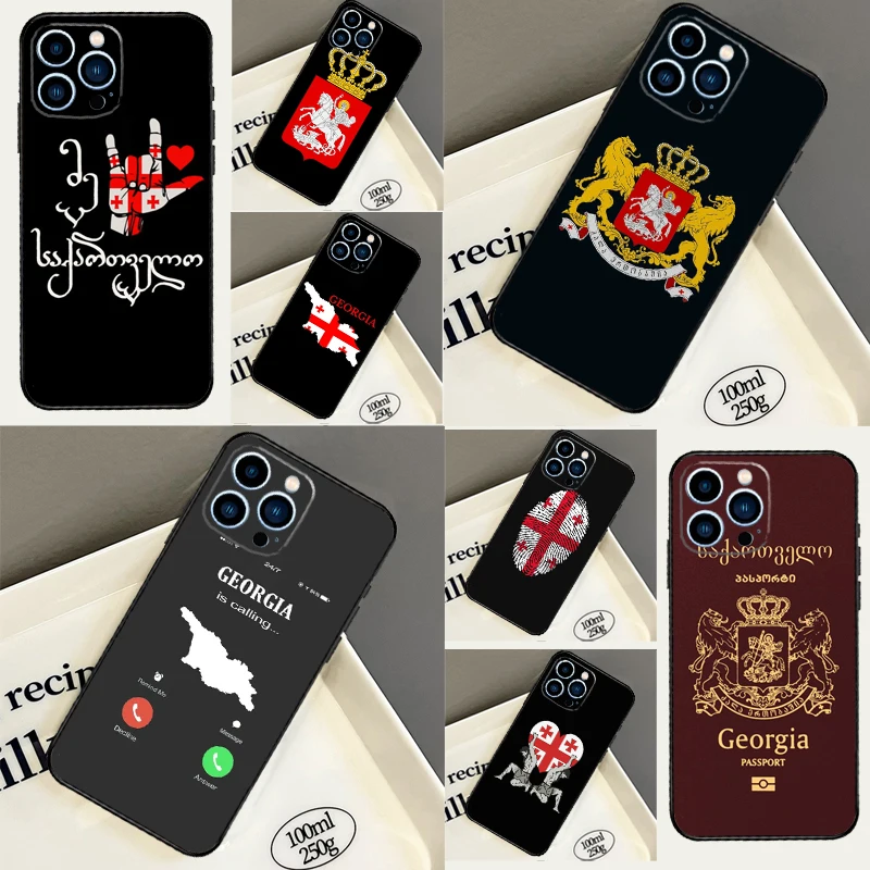 Фото Чехол с флагом Грузии для Oppo A94 A74 A54 A60 A80 A40 A18 A38 A58 A78 A98 A96 A76 A16 A15 A17 A57 A77 A5 Pro №1