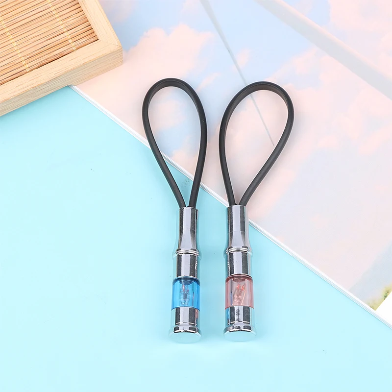 

New Electrostatic Car Strap Excellent Antistatic Rod Portable Keychain Eliminator Blue Red ABS Antistatic Car Supplies