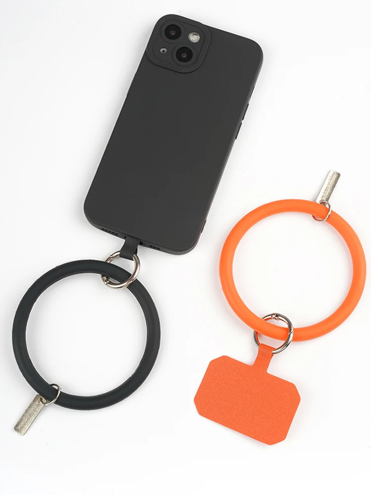 

Fashion Colour Siliceou Wrist Strap Girl Key Lanyard Universal Mobile Phone Pendant Cute Accessorize Anti-fall Soft Coque Fundas