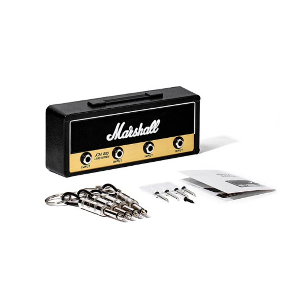 

Подарочный Брелок для гитары, прочный держатель для штекера, для хранения динамика, гитары, настенный держатель для ключей в домашнем стиле, украшение на стену