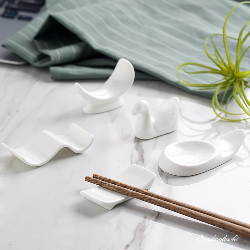 4 шт./компл. подставка для вилки из костяного фарфора керамические подставки