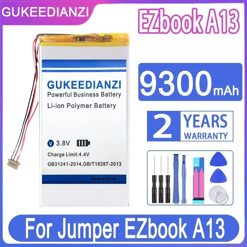 Долговечный аккумулятор для ноутбука емкостью 9300 мАч планшетного ПК Jumper EZbook A13