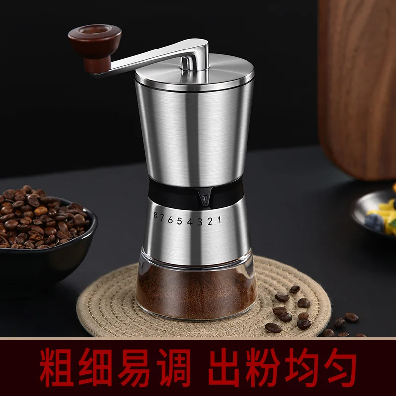 

Manually Operated Coffee Grinder Hand Mill Removable Portable Grinder Coffee Machine Ceramic Grinding Core Thickness Can Be
