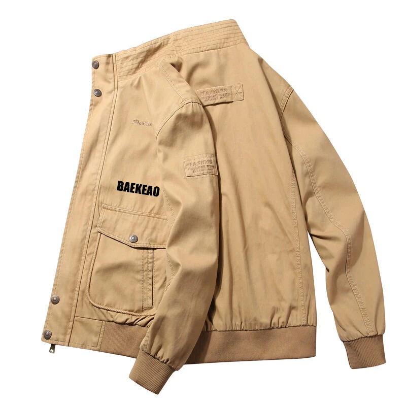 

Мужская осенняя куртка для горного велосипеда, уличная велосипедная куртка для горного велосипеда, хлопковая куртка-карго с защитой от тре...