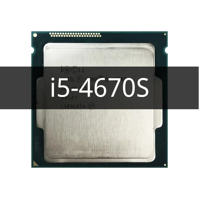 

Процессор Core i5-4670S i5 4670S, четырехъядерный процессор LGA1150 для настольного компьютера, 100% рабочий процессор для настольного компьютера