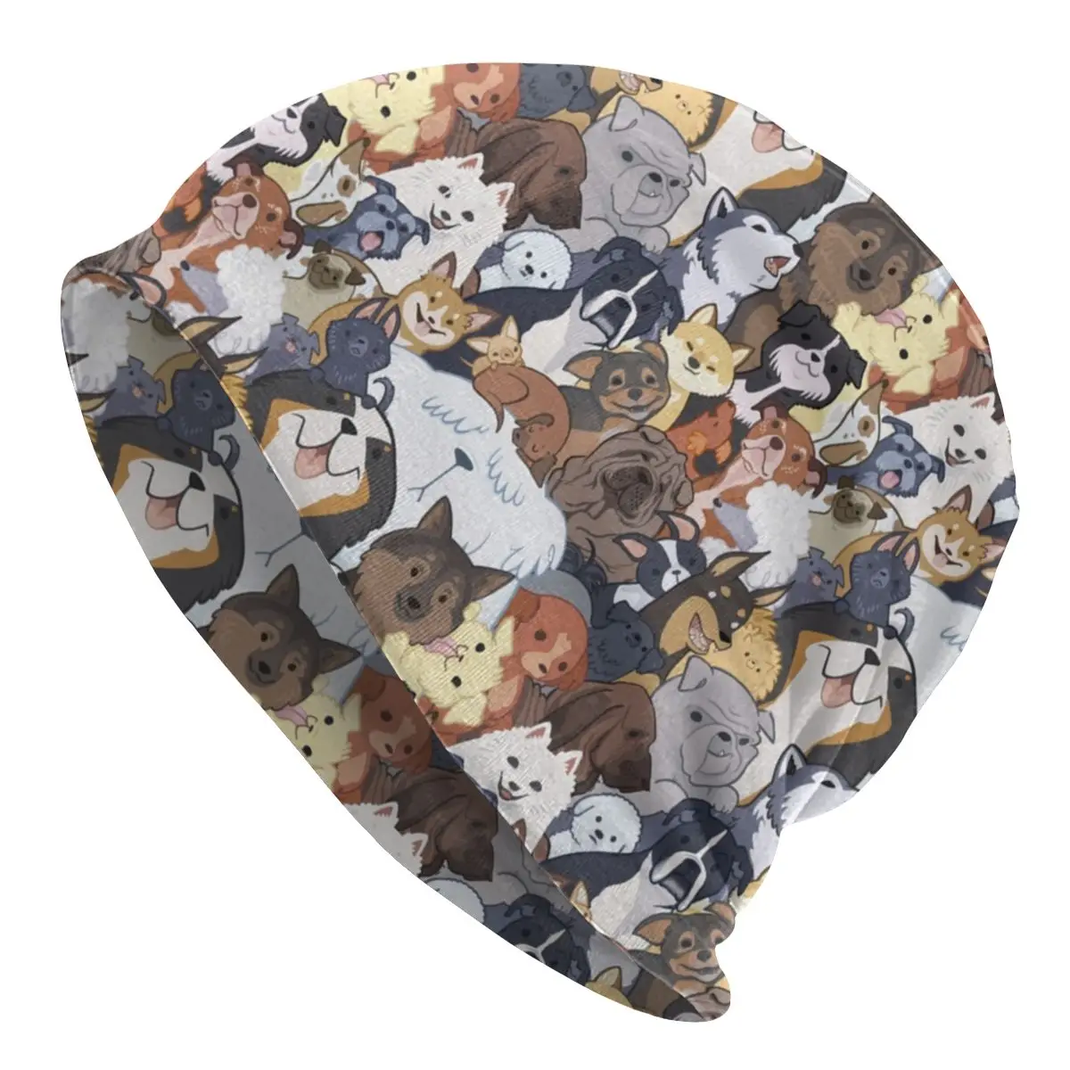 

Pupper Party German Shepard Cap Cute Dog Cool Men Women Outdoor Skullies Beanies Hat Spring Warm Dual-use Bonnet Knitting Hats