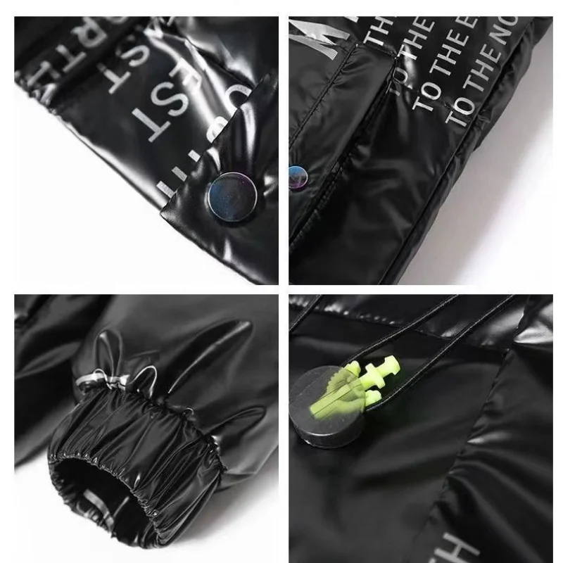 Winter Men's Jacket Down Jackets Parka Superheat Coats Loose Short Tops High End Luxury Designer Clothing Hooded Couple Coat