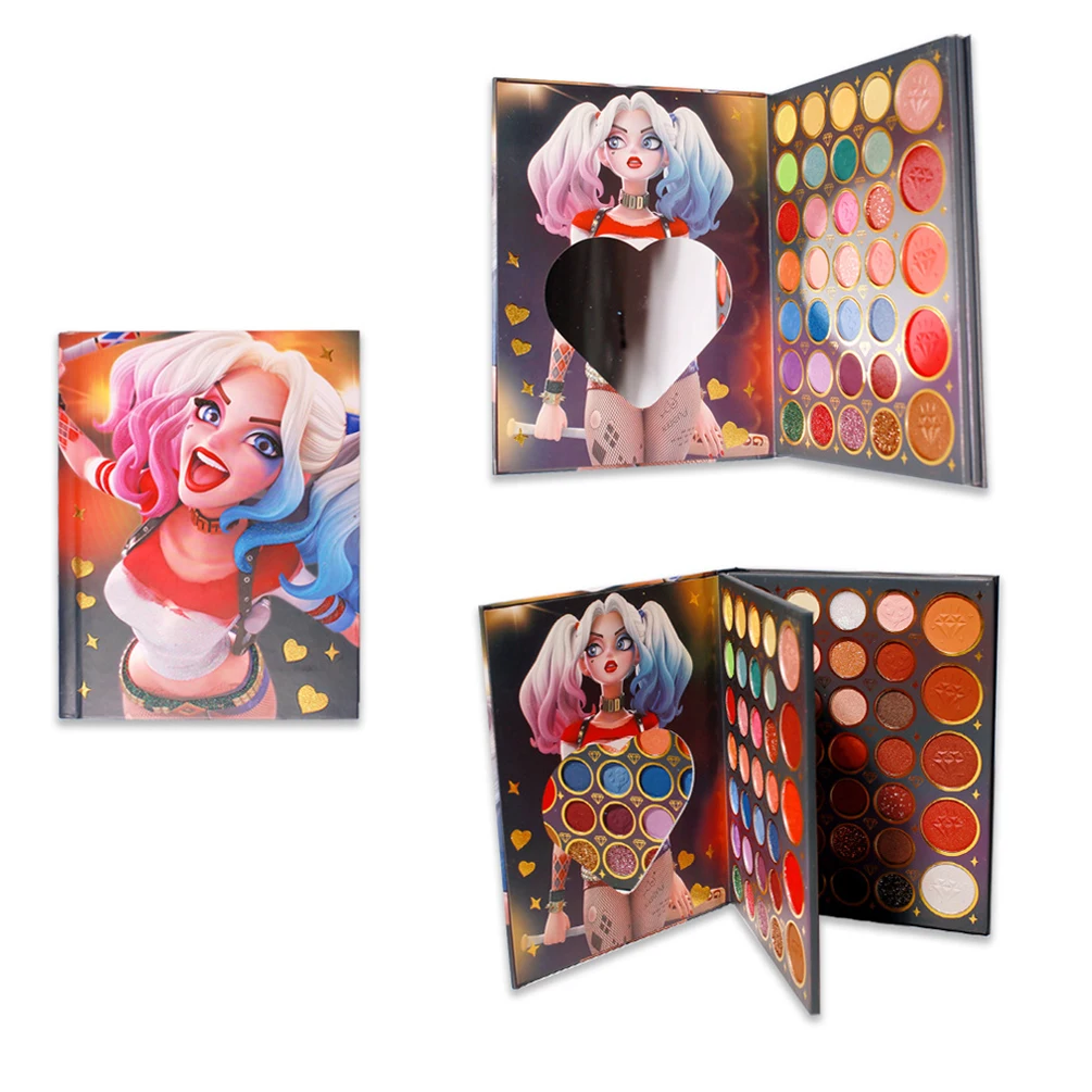

Vitality Girl 56+10 Color Shimmer Matte Sequins No Logo Eyeshadow Private Label Highlighter Blush Comprehensive Makeup Palette