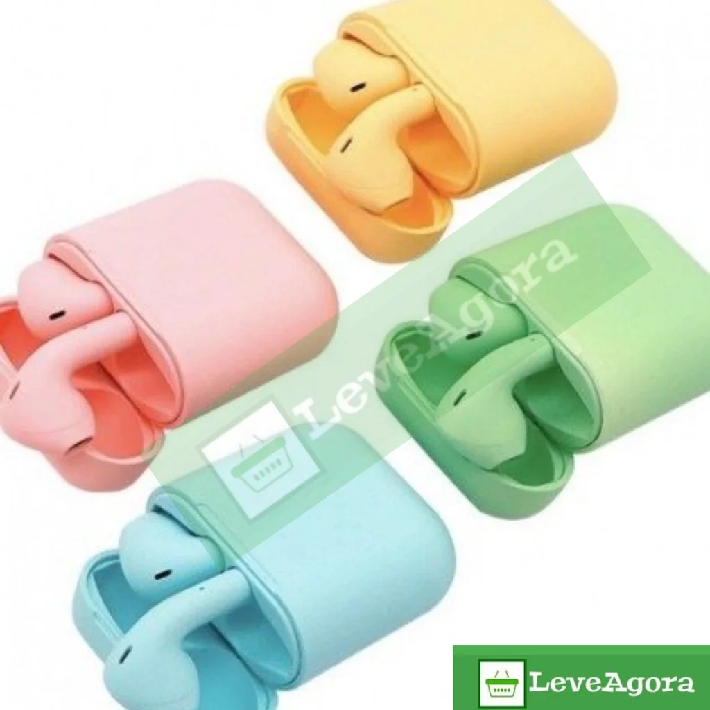 

AirPods 12 Macaron Wireless Bluetooth Headset Microphone and Touch - LR-12