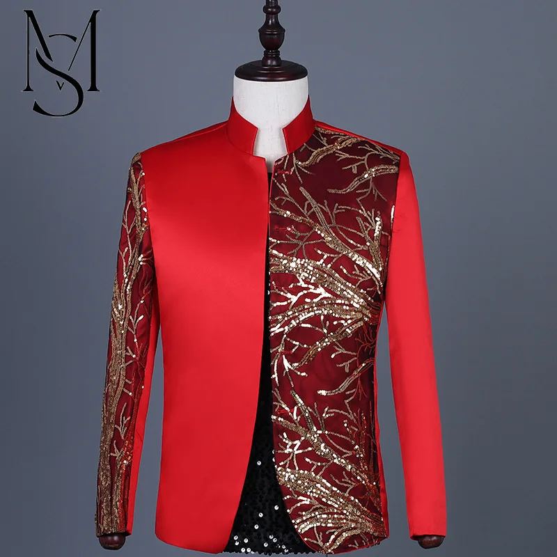 

Мужские вышитые блестки, китайские костюмы, сценические костюмы, мужские певицы, банкетные хозяйки, гостевые костюмы, куртки