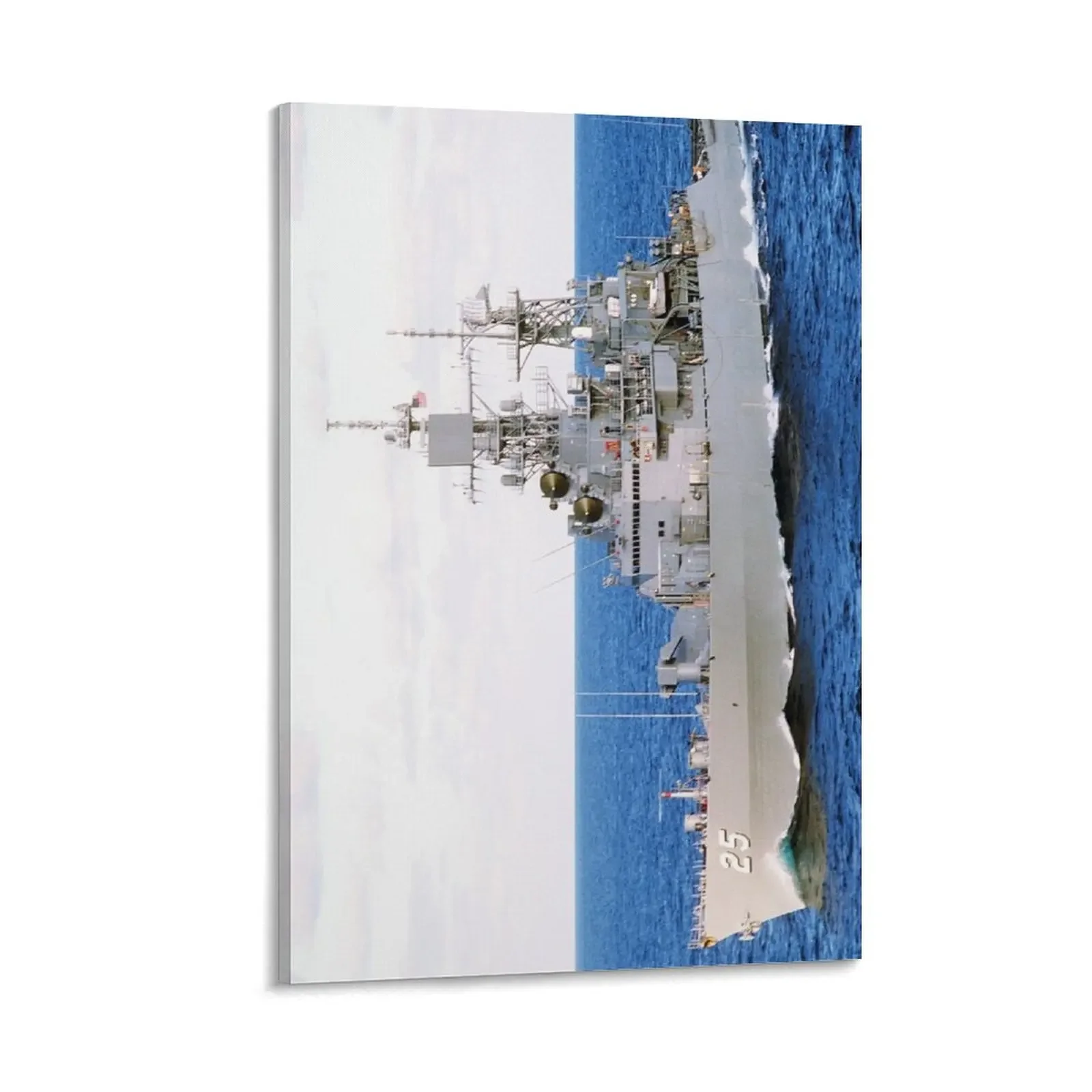USS BAINBRIDGE (CGN-25) КОРАБЛЬНЫЙ МАГАЗИН Картина на холсте скандинавский домашний декор