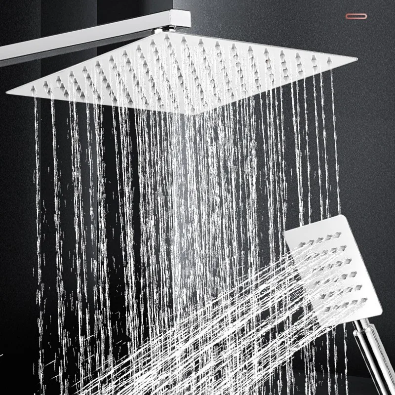 

Bathroom Accessories Luxury Shower Head Hygienic Water Saving High Pressure Showerhead Rainfall Toilet Supplies Ceiling Big Kit