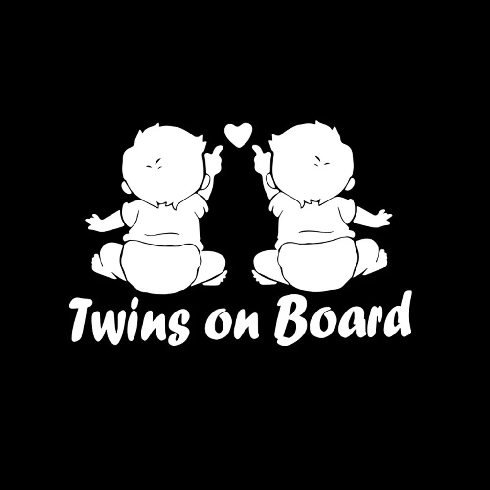 

1 шт. самоклеящиеся креативные наклейки с надписью «Anti-Twins on Board», автомобильные наклейки, обои, настенные наклейки, наклейки на стену