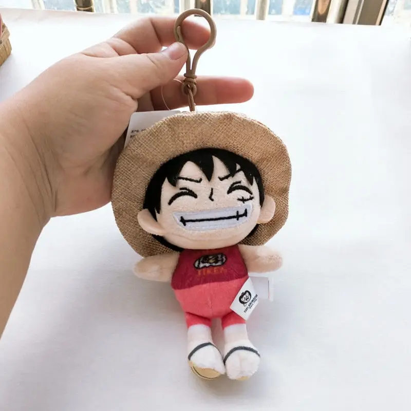 

One Piece Plush Small Pendant Keychain Luffy Ornament Doll and Bag