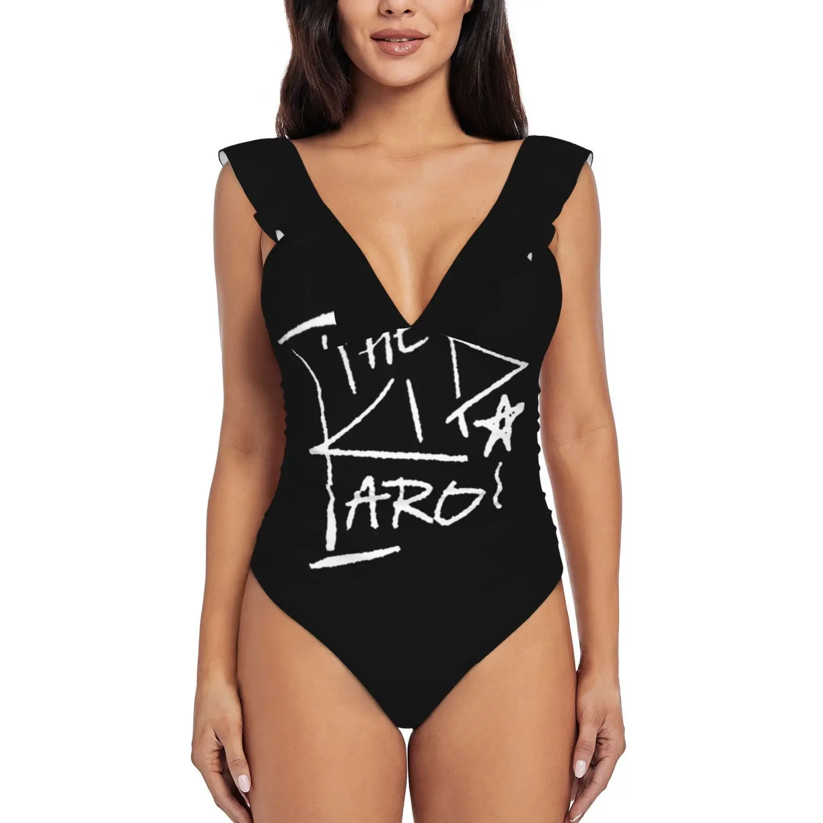 

Детский слитный купальник Laroi, женские купальные костюмы с оборками, новые пляжные купальники для девочек, детские купальники Laroi, Laroi Rap