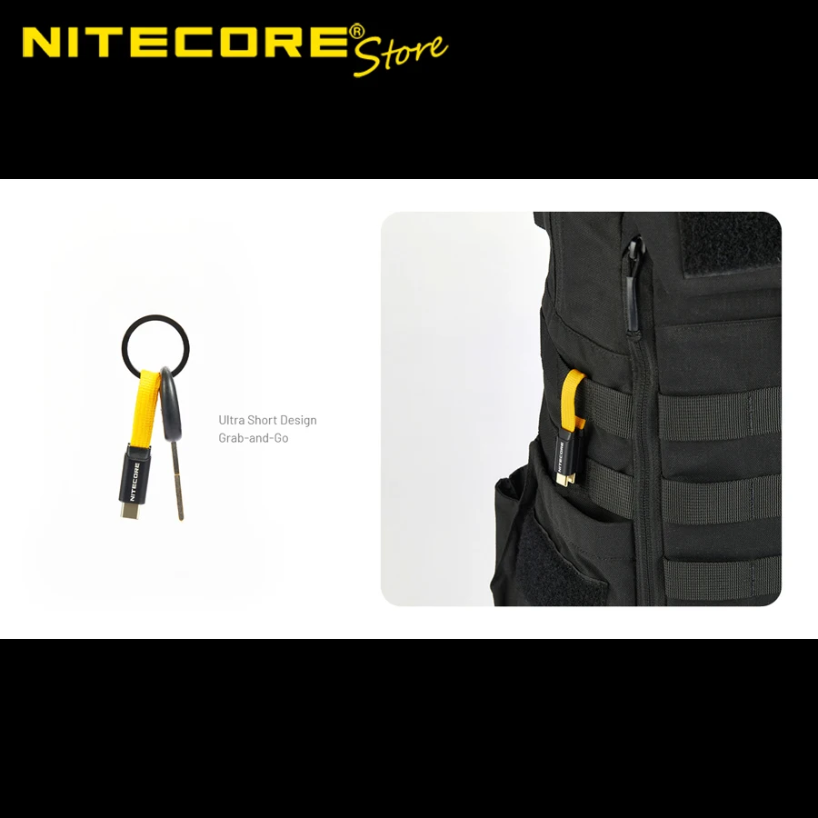 Фото Магнитный кабель NITECORE NLink10 Type USB-C - USB-C 60W для быстрой зарядки №5