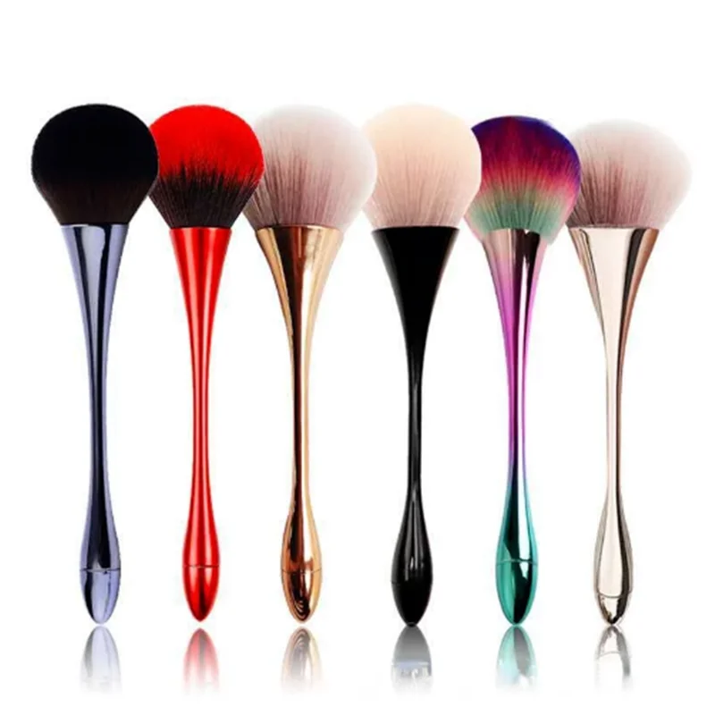 

1 шт. Новая Профессиональная Кисть для макияжа с длинной ручкой, кисть для основы, Мягкая косметическая Кисть для макияжа, косметические инс...