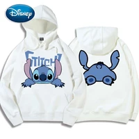 disney chic fashion stitched little monster letter cartoon hoodie pullover unisex womens sweatshirt cute couple top