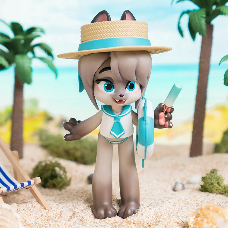 

Фигурки героев аниме оригинальные, Оригинальные фигурки горничной, кошки, летние каникулы, лимитированные лифты, коллекционные модели, куклы, игрушки, подарок для детей