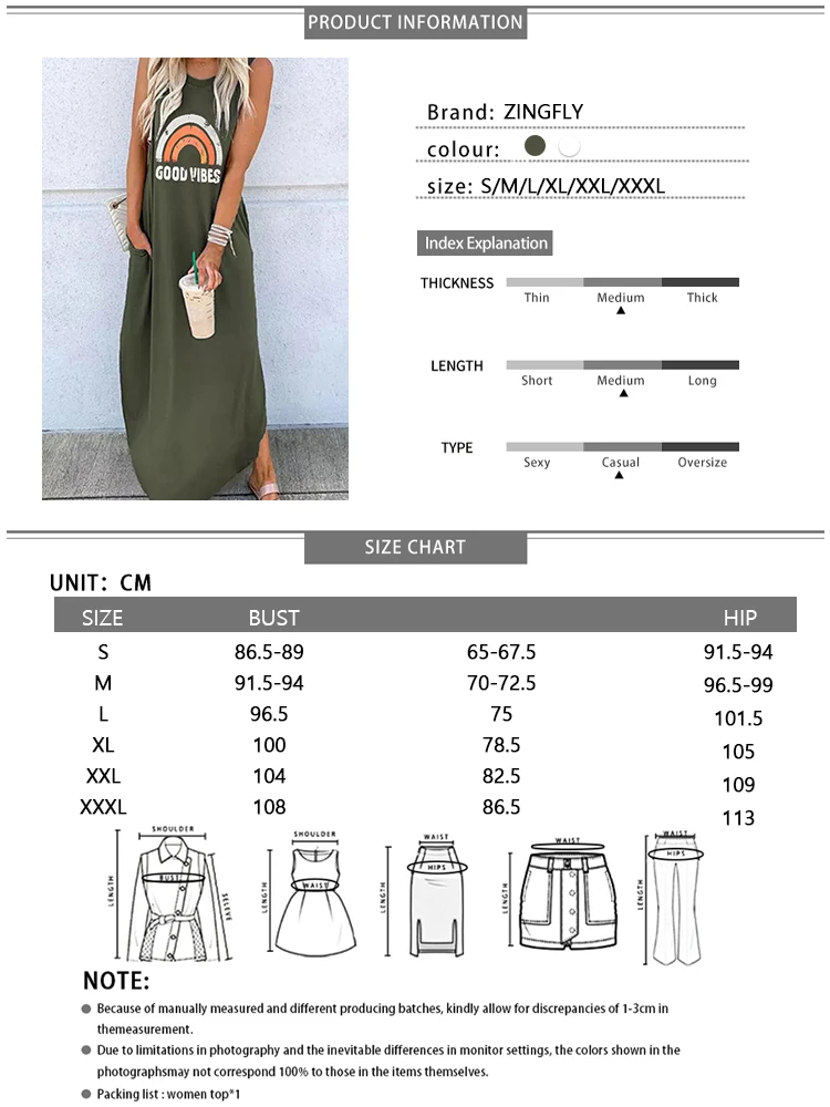 Женское Повседневное платье для беременных GOOD VIBES длинное пляжное с радужным