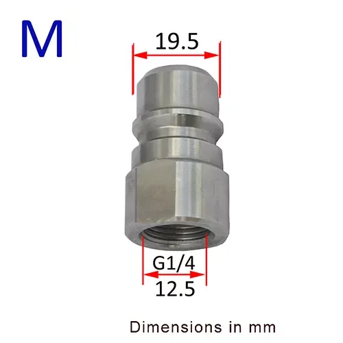 

Suitable for Karcher High Pressure Water Gun Connector Snow Foam Gun Nozzle Adapter Foam Cannon Soap Gun Adapter Accessories