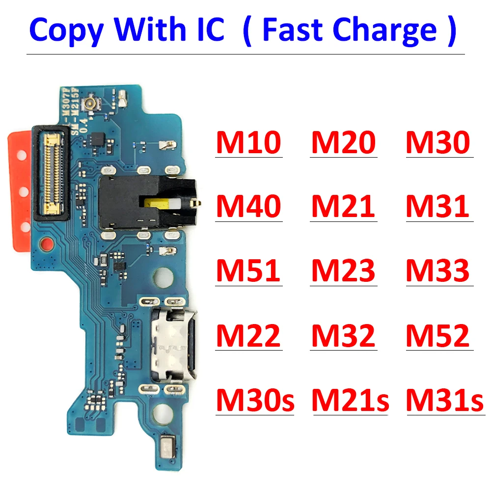 

USB зарядное устройство док-станция разъем гибкий кабель для Samsung M21 M31 M31S M51 M10 M20 M30 M40 M30s M21s M22 M32 M52 M23 M33