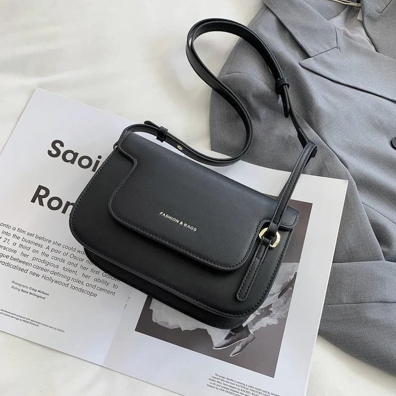 

Personality Mini PU Leather Handbags for Women 2021 Ladies Fashion Simple Shoulder Bag Armpit Bags Luxury Brand Purses