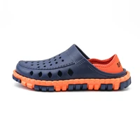 2022 summer new mens shoes hole shoes mens baotou hollow breathable comfortable mens set foot beach sandals men