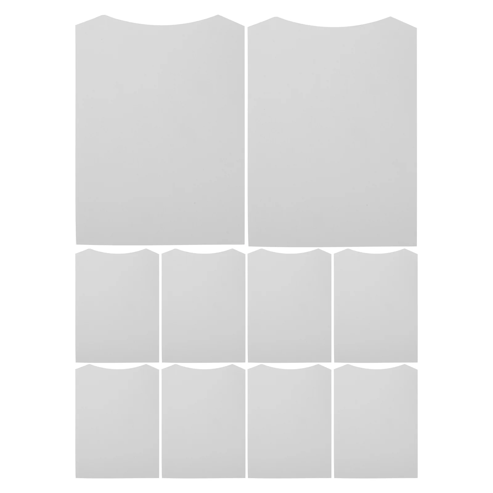 10 шт. упаковка для одежды картонная рубашка подкладка футболки с лацканами