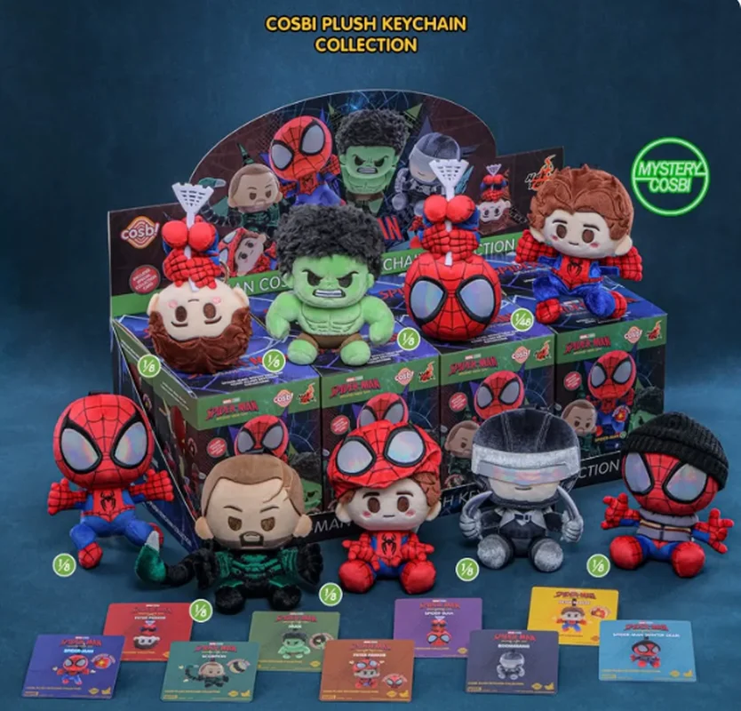 Фото Плюшевый брелок Hot Toys Scorpion Bendable Tail Cosbi, Marvel Spider-Man, абсолютно новый, аниме-мерч, подарочная коробка-сюрприз №3