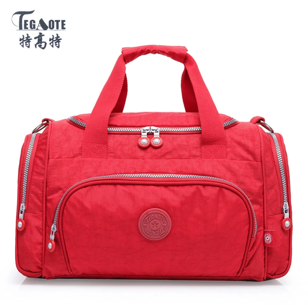 TEGAOTE luggage bag Women Large Capacity Travel Bag Men Nylon Waterproof Fashion zipper storage bags laptop hand bags Outdoor