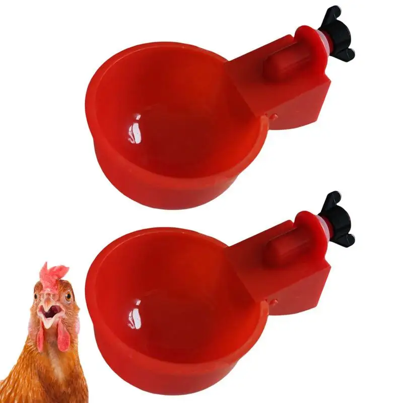 

Chicken Cup Waterer 5pcs Chicken Cups For Water Chicken Water Feeder Kit Poultry WatererPoultry Drinking Bowl For Chicks Duck