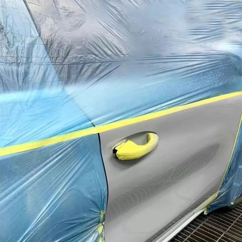 Предварительная клейкая малярная лента в рулонах для художников полиэтиленовая