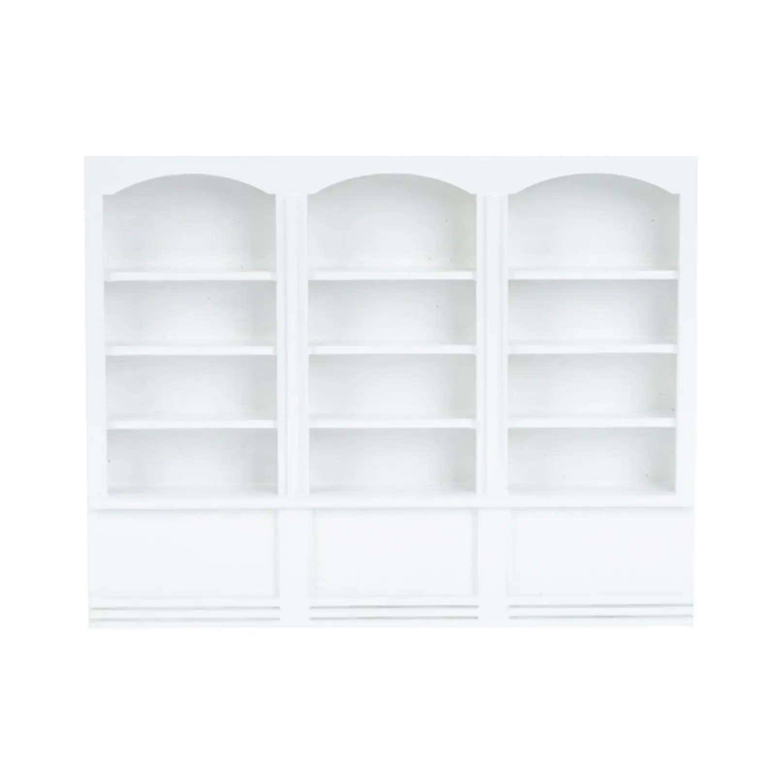 

1/12 Dollhouse Mini Bookshelf Photography Props Pretend Play