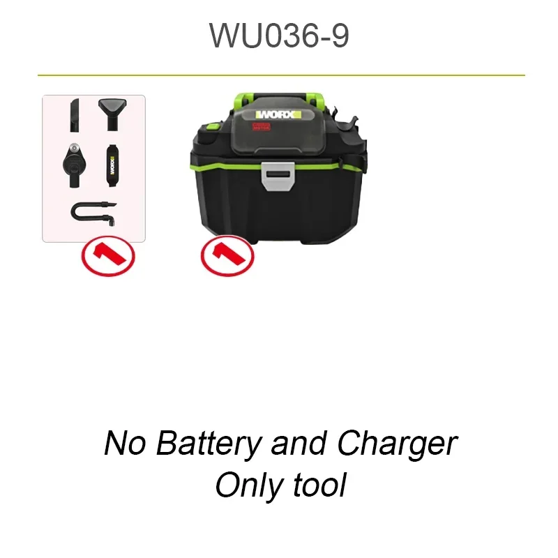 

Беспроводной пылесос Worx WU036