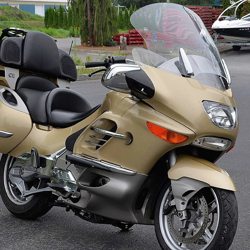 Черный и хромированный Φ Подходит для BMW K1200 K1200LT K1200M 1999-2008 2007 2006 LT / M K 1200