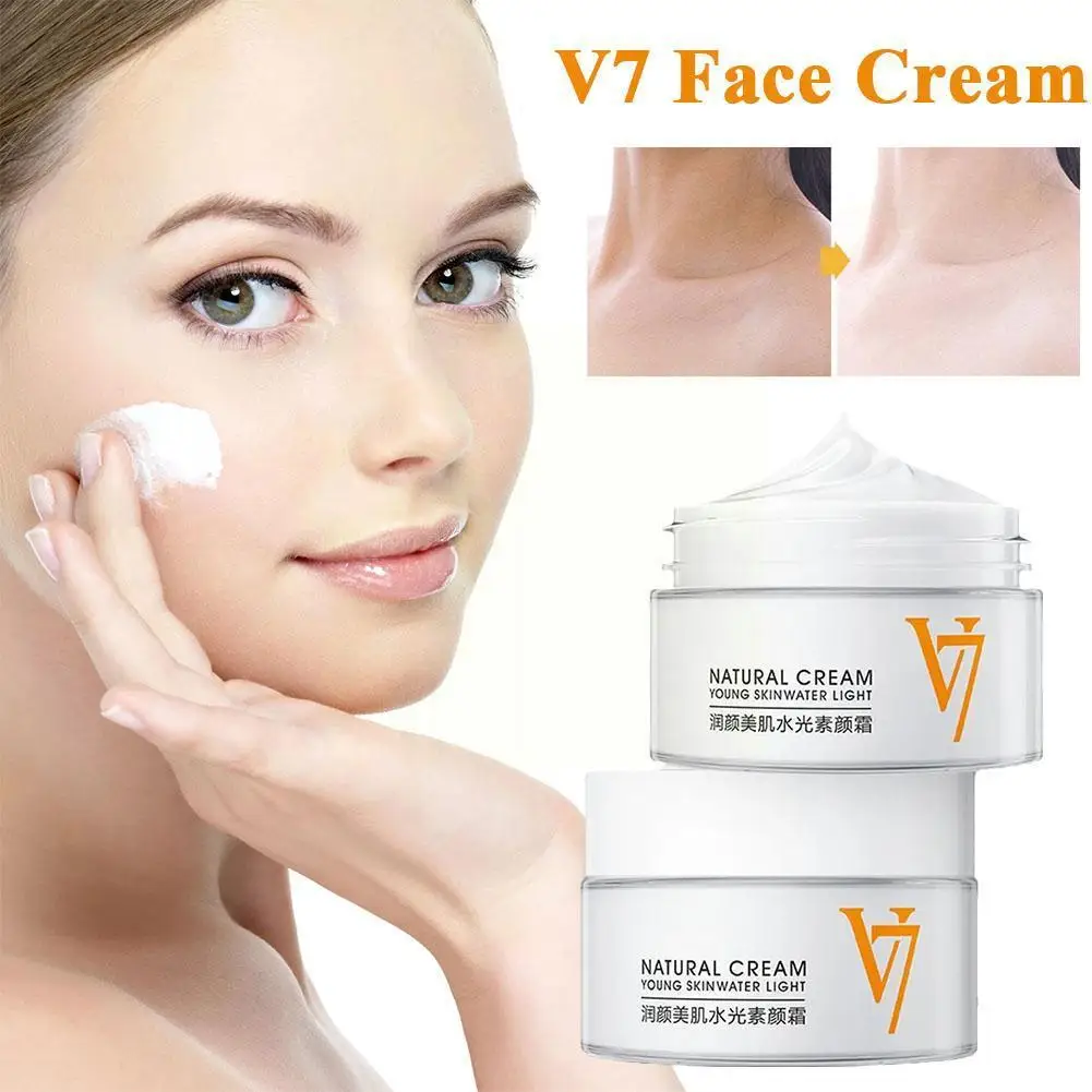 

40g V7 Plain Face Cream Concealer Lazy Person Cream Dark Nude Skin Natural Anti Makeup Nourishing Isolation Moisturizing Ci J5D5