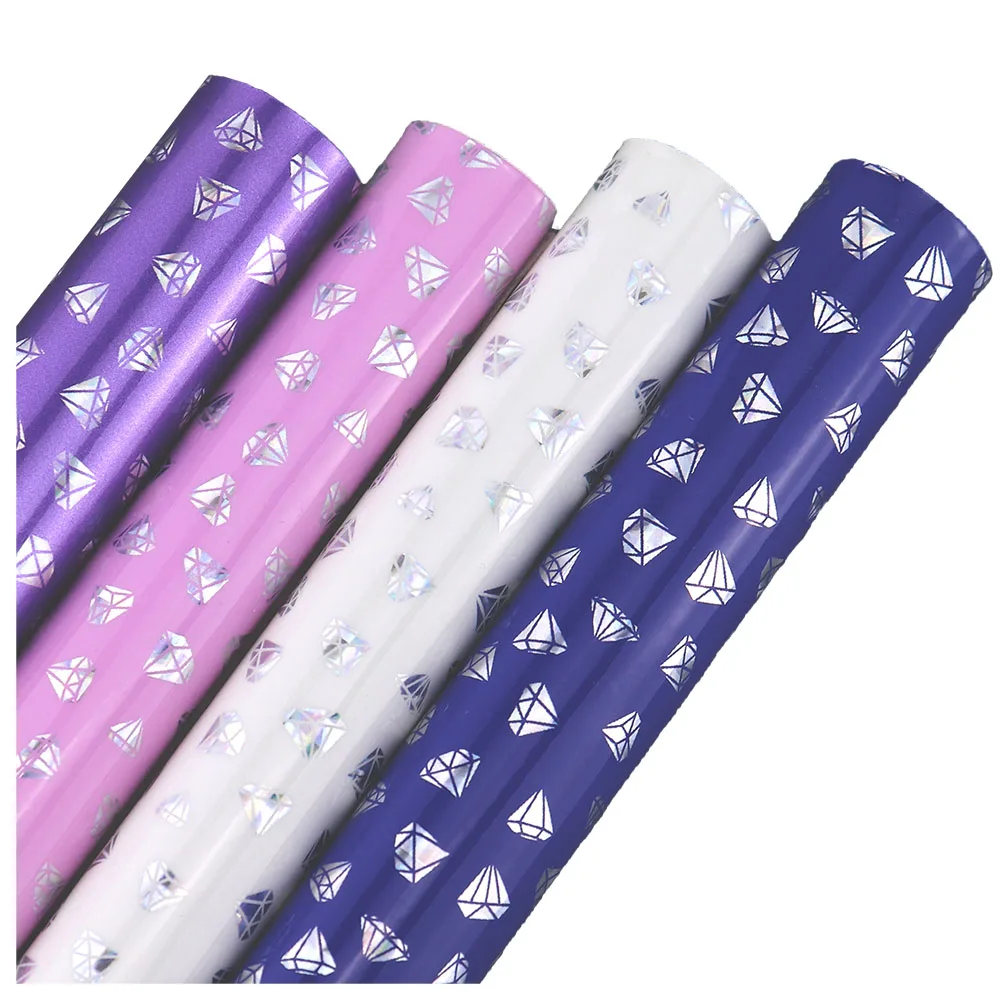 Зеркальный искусственный синтетический бриллиантовый рисунок 30x см для бантов