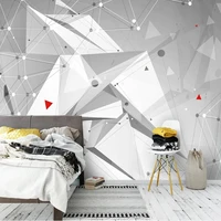 custom mural wallpaper nordic modern simple geometric abstract 3d space wall painting living room tv sofa bedroom wall papers 3d