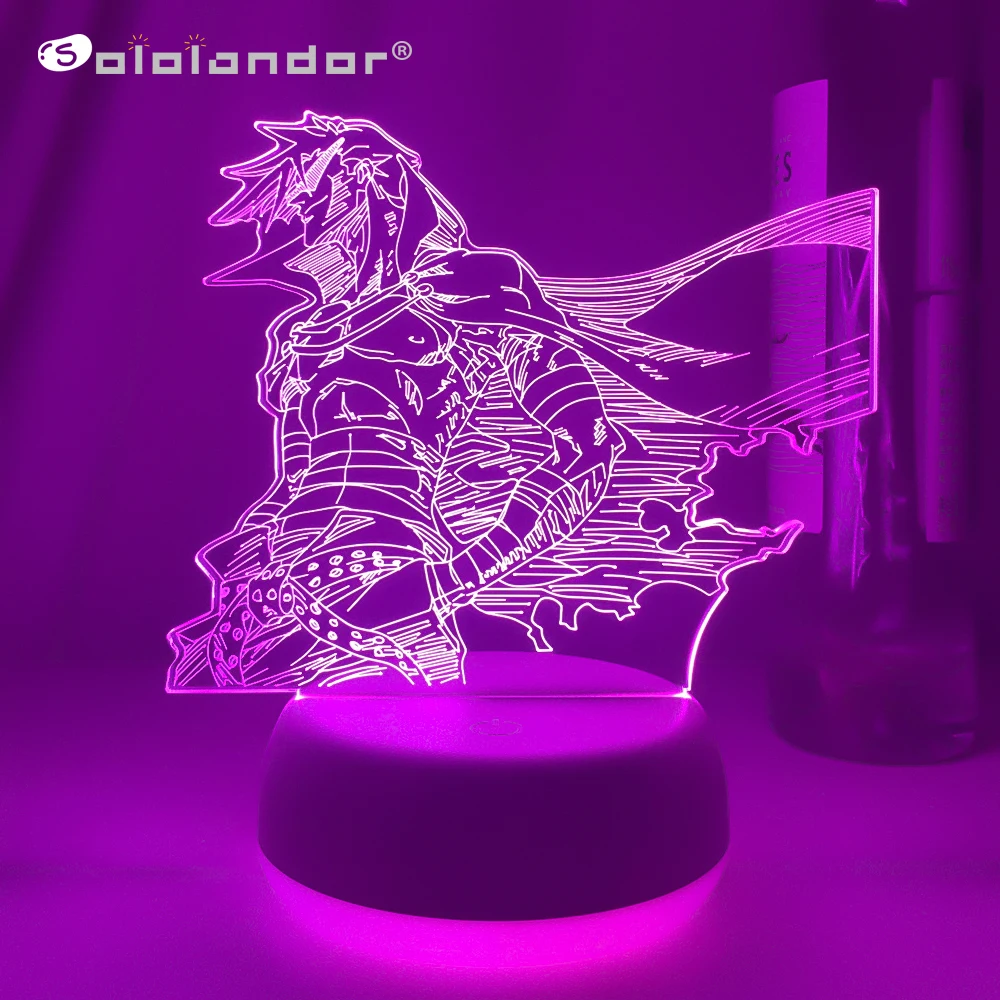 

Anime Gurren Lagann Kamina Led Night Light for Bedroom Decor Birthday Gift Night Lamp Kamina Light Gurren Lagann Gadget