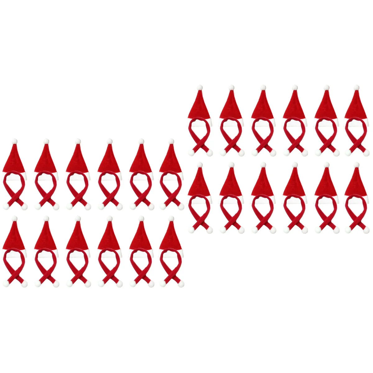 

Christmas Mini Scarfhats Hat Bottle Santasmall Kit Decorating Cover Snowman Petcrafts Silverwareholders Miniature Sweater Party