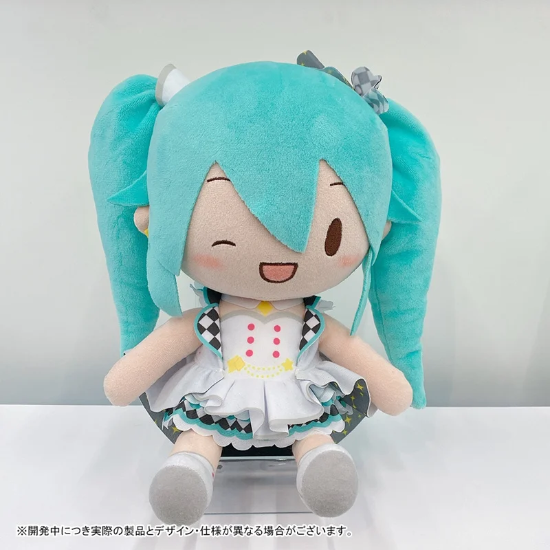 

25cm Anime Hatsune Miku Plush Doll World Plan Miku Fufu Kawaii Anime Figurine Plush Cute Toy Room Decor For Kids Birthday Gift