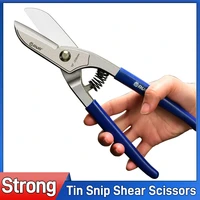 suosok tin snip shear scissors 81012 inches heavy duty pliers for cutting steel sheet net braided copper wires sharp knife