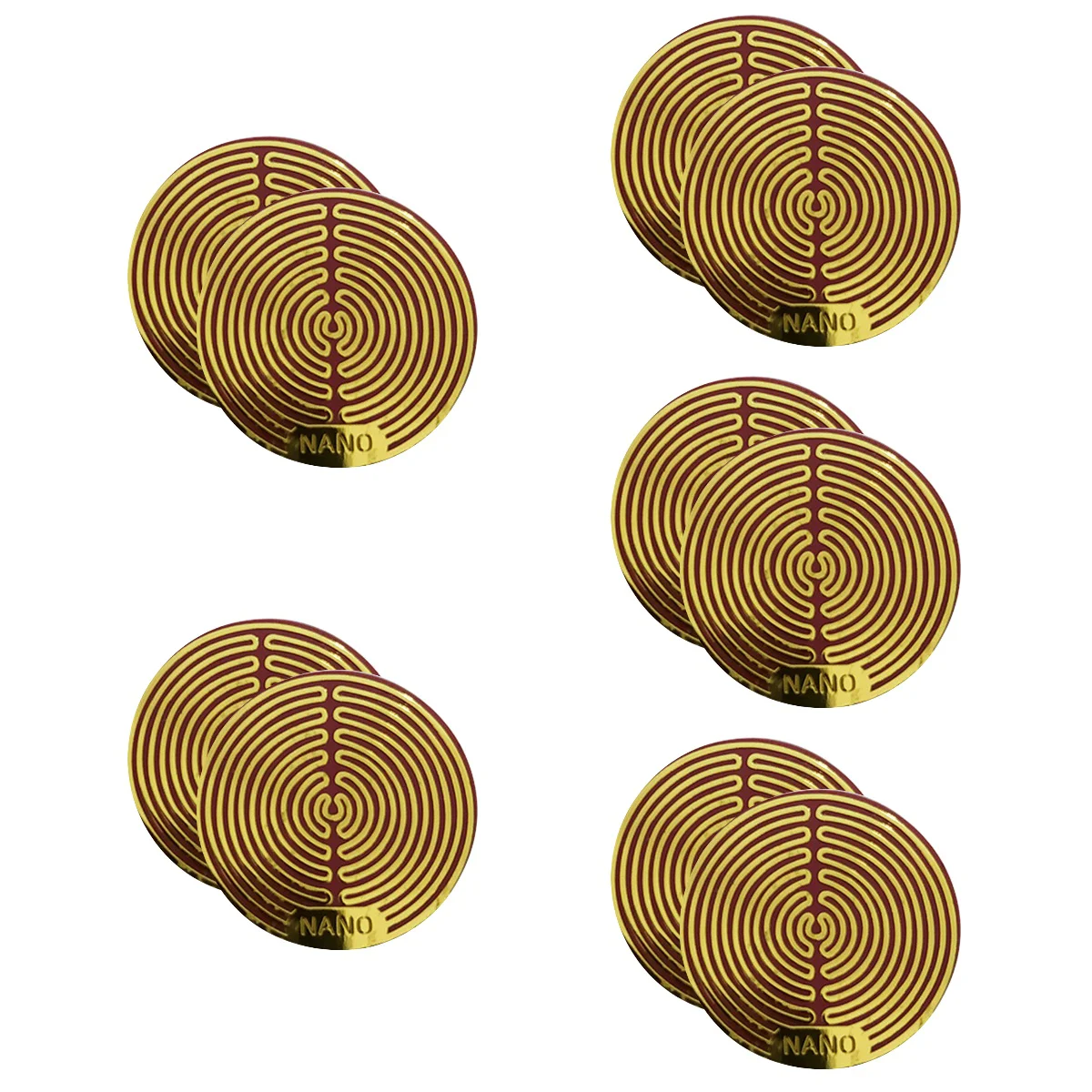 

10 Metal Radiation Protector Stickers Blockers for Mobile Laptop PC