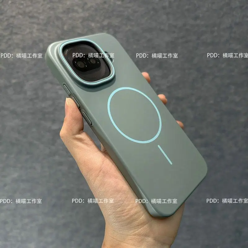 Фото Чехол для Vivo iQOO 15R Z11 Turbo, модный магнитный чехол без рамки из поликарбоната для Iqoo Z11 Turbo, приятный на ощупь, ударопрочный чехол №4