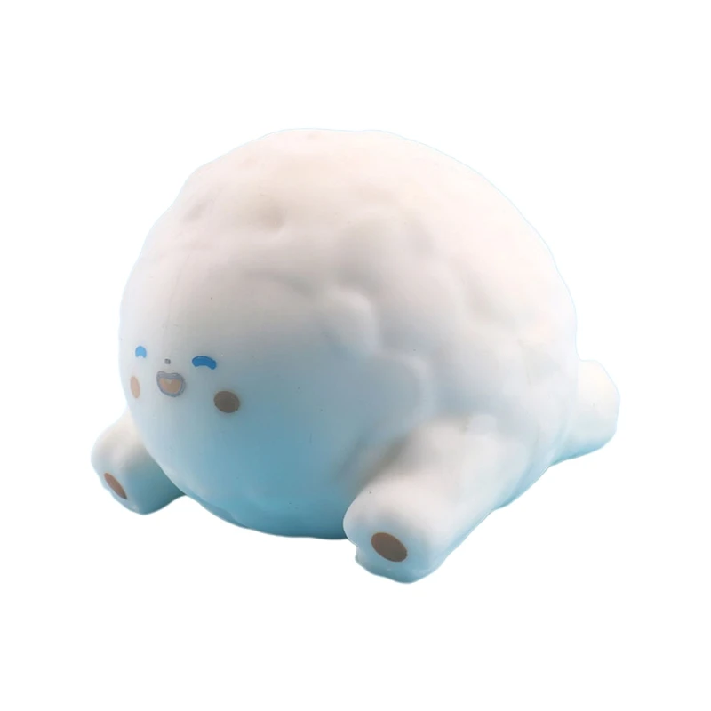 

3In Squeeze Lamb Fidget Toy Realistic Animal Holding Party Favor Pressure Release Toy Slow Rising Adults Funny Gift